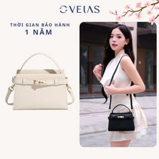 [V27- Sẵn đen] Túi xách tay nữ xinh VELAS túi đeo chéo màu đen, trắng tặng người yêu, mẹ, bạn thân sang chảnh