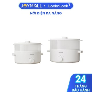 Nồi Điện 2 Tầng LocknLock Bianco EJP134IVY 5L, EJP124IVY 3L, Hàng Chính Hãng, Chống Dính - JoyMall