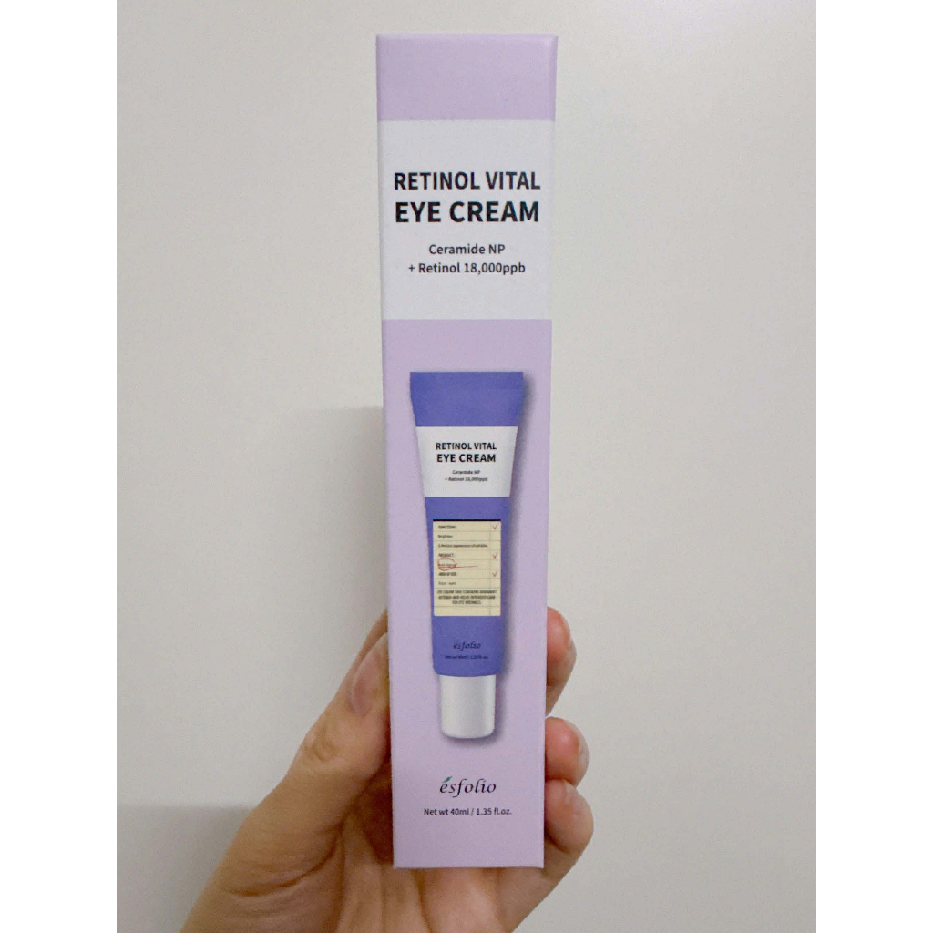 Kem Mắt Retinol Giảm Nhăn, Sáng Vùng Da Mắt – Esfolio Retinol Vital Eye Cream 40ml