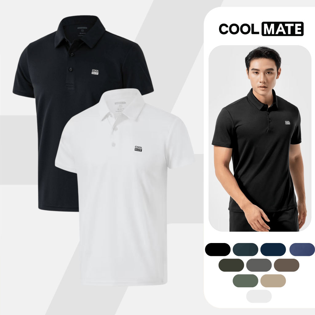 [TẶNG QUÀ ĐƠN 329K]Combo 2 Áo polo nam thể thao Promax-S1, áo Gym, chạy bộ, Pickleball, Tennis thoán