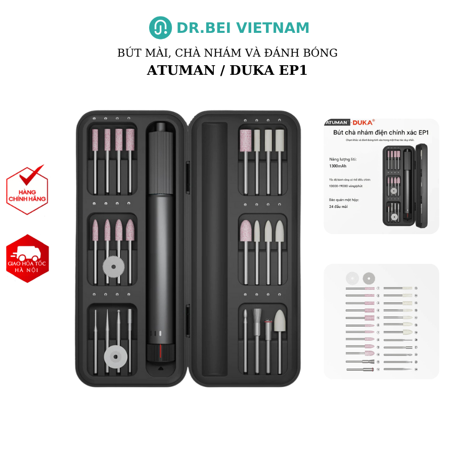 Bút Mài, Chà Nhám Và Đánh Bóng Atuman Duka EP1 - Bảo hành 3 tháng