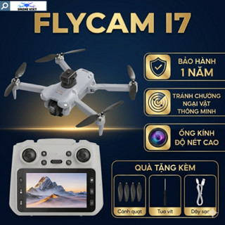 Drone Flycam i7 pro, Máy bay điều khiển từ xa  camera HD 4k điều chỉnh điện tử nhào lôn 360