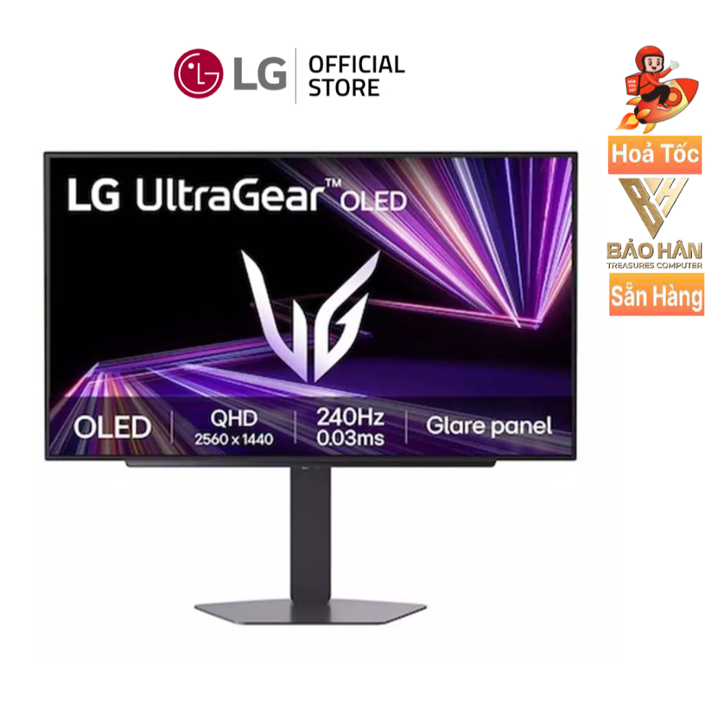 Màn Hình Gaming LG 27GX704A-B UltraGear 27" OLED 2K 240Hz 0.03ms - Hàng Chính Hãng
