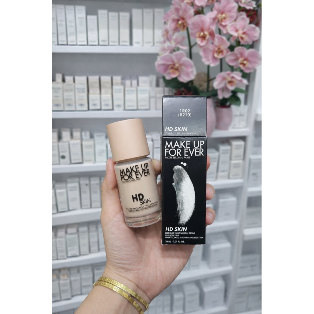Kem nền nắp be tone 1R02 🖤 MAKE UP FOR EVER – HD SKIN FOUNDATION