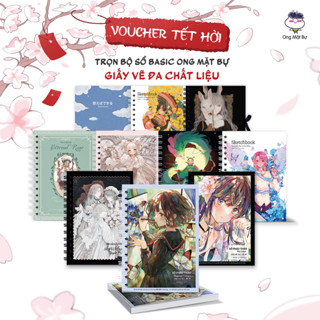 Sổ Vẽ Đa Chất Liệu Ong Mặt Bự - Sketchbook Không Kèm Tài Liệu Vẽ