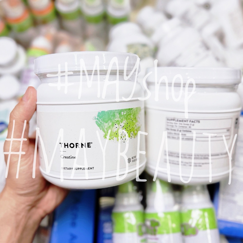 THORNE Creatine Monohydrate Micronized – Tăng sức mạnh & tập trung, hỗ trợ tập luyện, tăng cơ