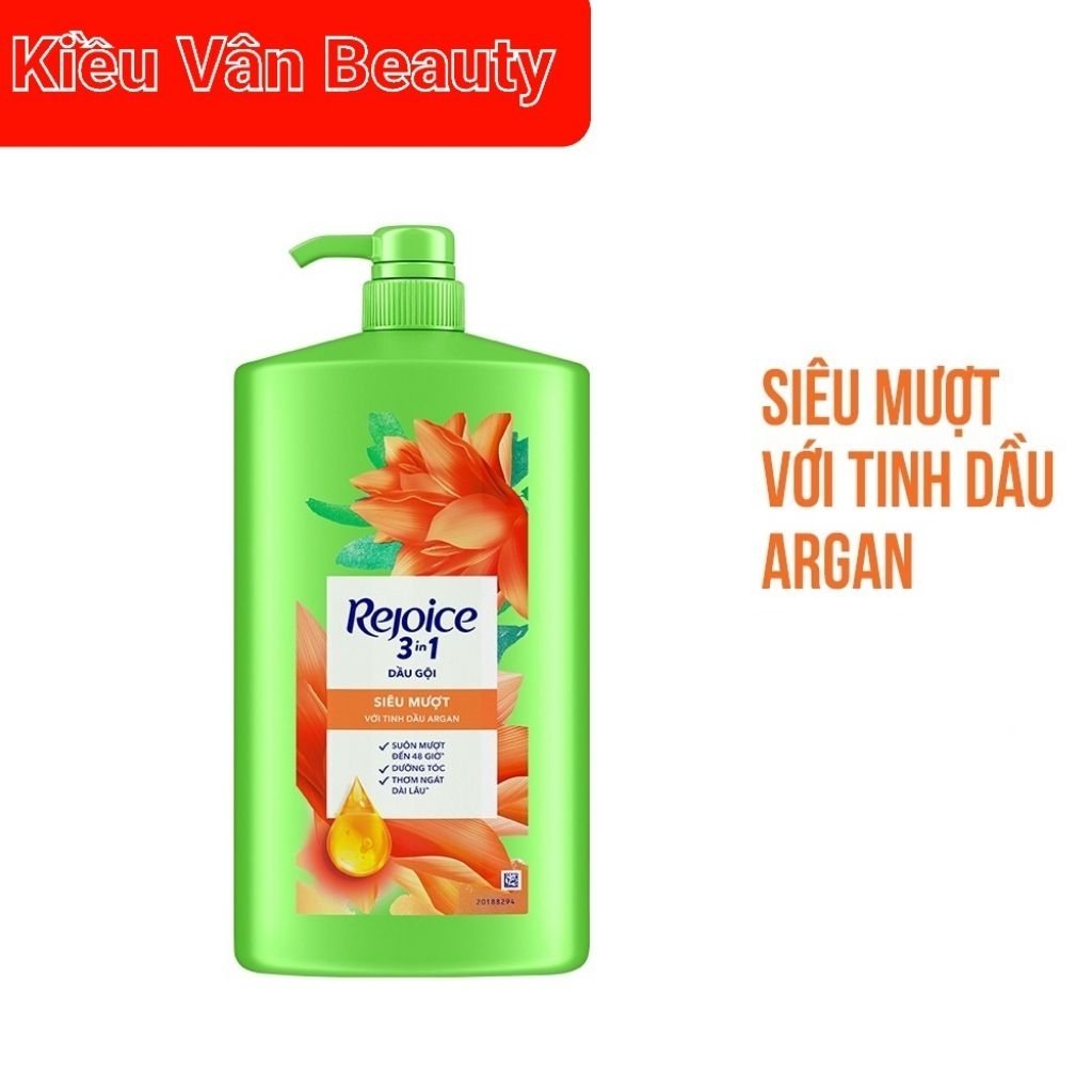 Dầu gội REJOICE 1,75L Siêu Mượt 3in1