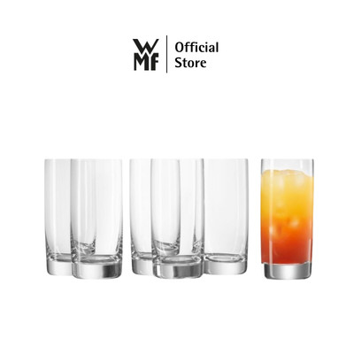 Bộ 6 Cốc Thủy Tinh WMF Long Drink Dung Tích 350ml Chất Liệu Thủy Tinh Borosillicate, Made in Germany