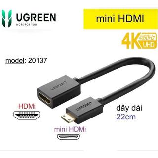 Cáp chuyển mini hdmi to hdmi ugreen 90593 20137 hd160