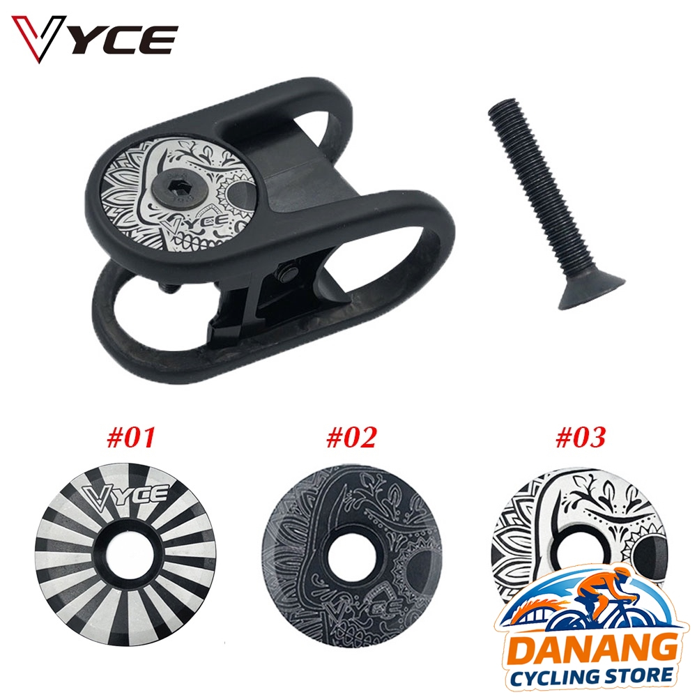 Nắp Chụp Nhôm Pô Tăng Xe Đạp VYCE – Nhẹ, Bền, Thẩm Mỹ