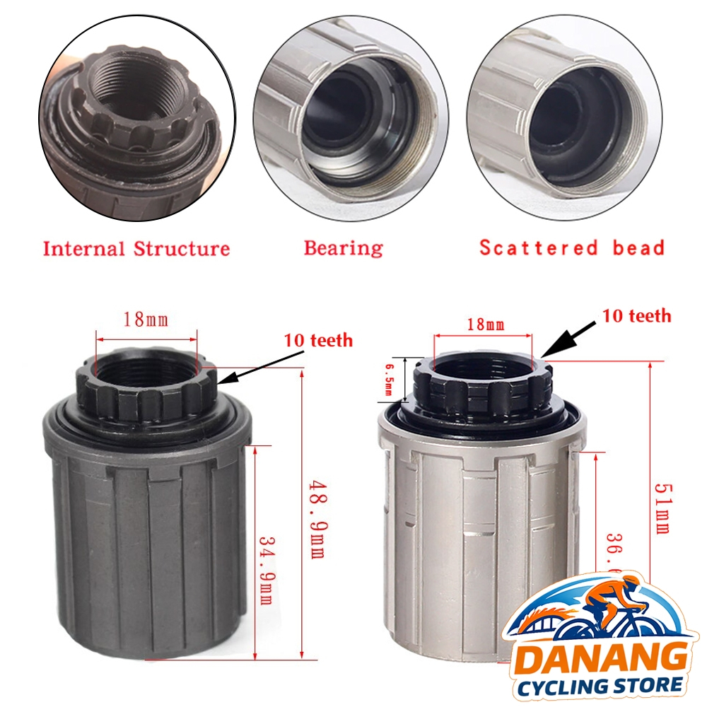 Cối Líp Thả Freehub Xe Đạp 8/9/10/11 Tốc Độ – Kiểu Ren Hoa, Thay Thế