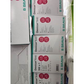 Kim tiêm tiểu đường B.Braun Omnican 1ml/40 I.U màu đỏ dùng cho người tiểu đường (100 cái)