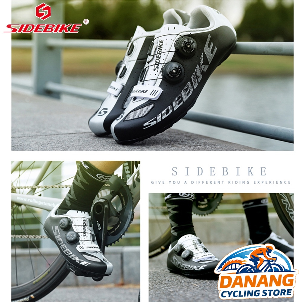 Giày Đạp Xe Road/MTB SIDEBIKE SD 021 – 2 Khóa Vặn (Giày Không Can)