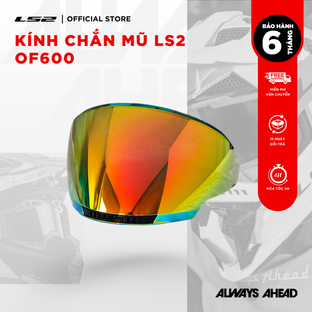Kính Chắn Gió Mũ LS2 OF600 Phụ Kiện Mũ Bảo Hiểm Openface