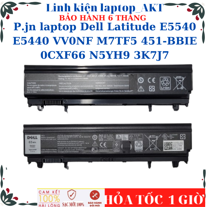 Sạc Pin laptop Dell Latitude E5540 E5440 VV0NF M7TF5 451-BBIE 0CXF66 N5YH9 3K7J7