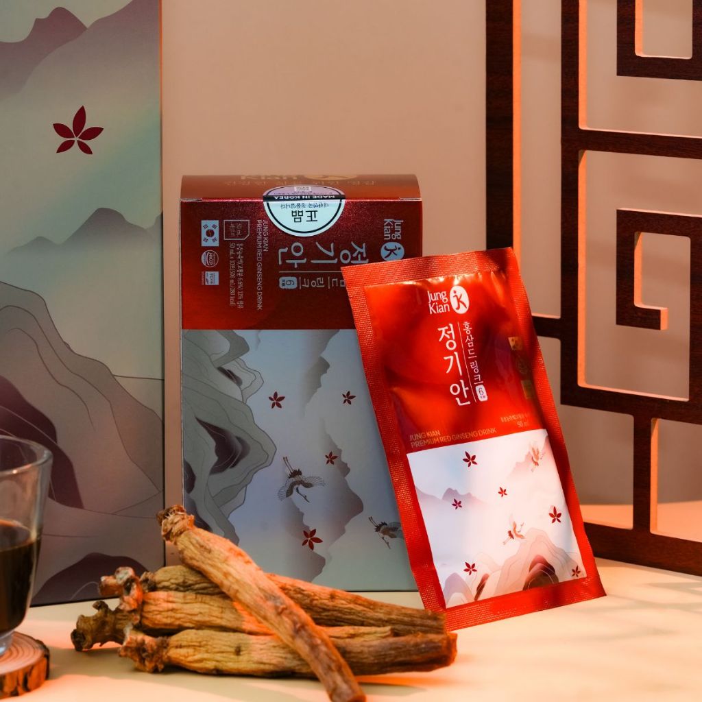Nước hồng sâm Jung Kian Hàn Quốc jung kwan jang hộp 5 gói