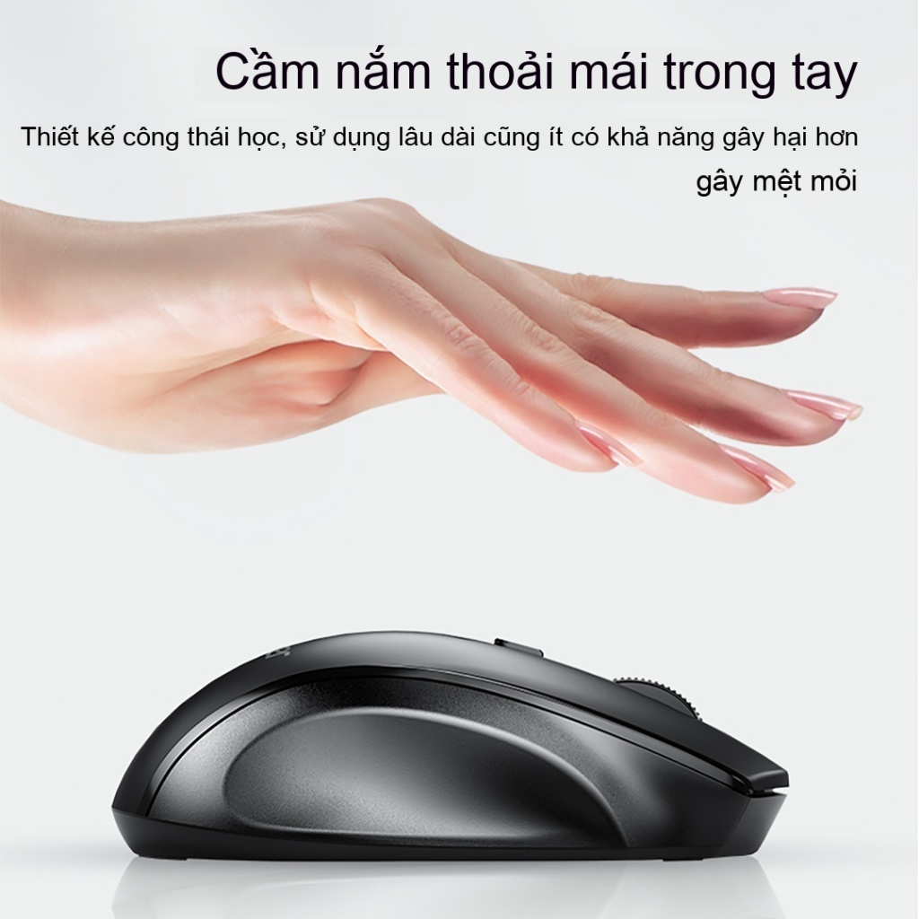 Chuột không dây Acer L173 2.4G dành cho văn phòng, thiết kế công thái học sáu nút, tương thích với nhiều hệ thống. | BigBuy360 - bigbuy360.vn