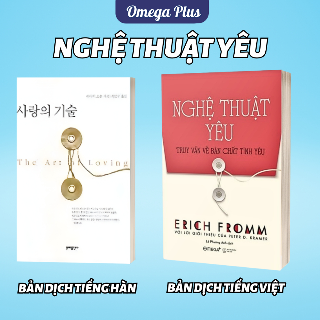 Sách Nghệ Thuật Yêu: Truy Vấn Về Bản Chất Tình Yêu - Erich Fromm - Omega Plus