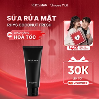 Sữa rửa mặt nam RHYS MAN hương dừa thơm mát Rhys Coconut Fresh 100ml
