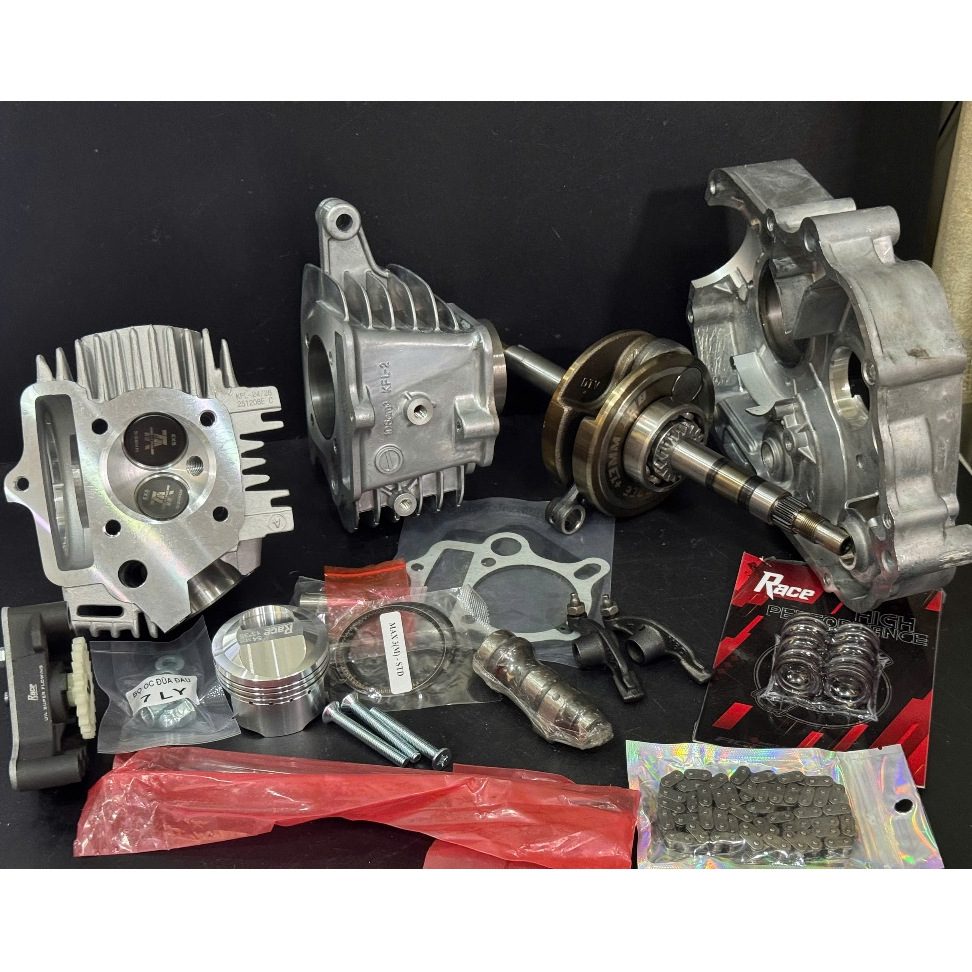 COMBO Đầu Lòng 54 56 Dên 13t3 Cam cò trượt DREAM WAVE100 Si50 EX50 A100 RS100 S100 ( hệ máy 4 ốc xe 