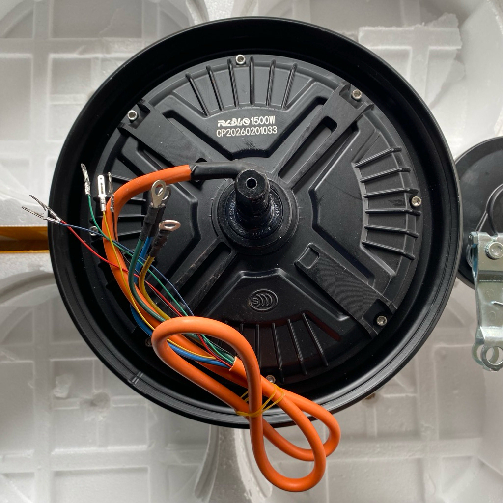 Động cơ 1000-1500w 48/60/72v vành 10 lắp xe M133,xmen,vépa có sẵn bát phanh cơ