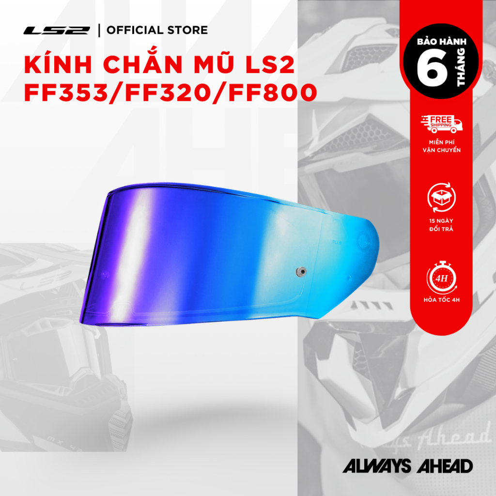 Kính Chắn Gió Mũ LS2 FF353/FF320/FF800 Phụ Kiện Mũ Bảo Hiểm