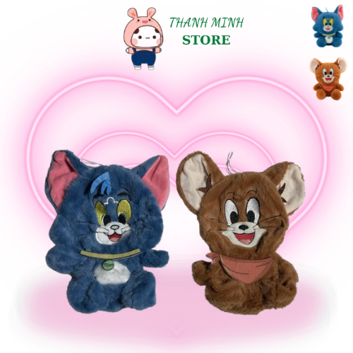 Vỏ Gấu Bông Tom Và Jerry 25cm Đáng Yêu THANH MINH STORE