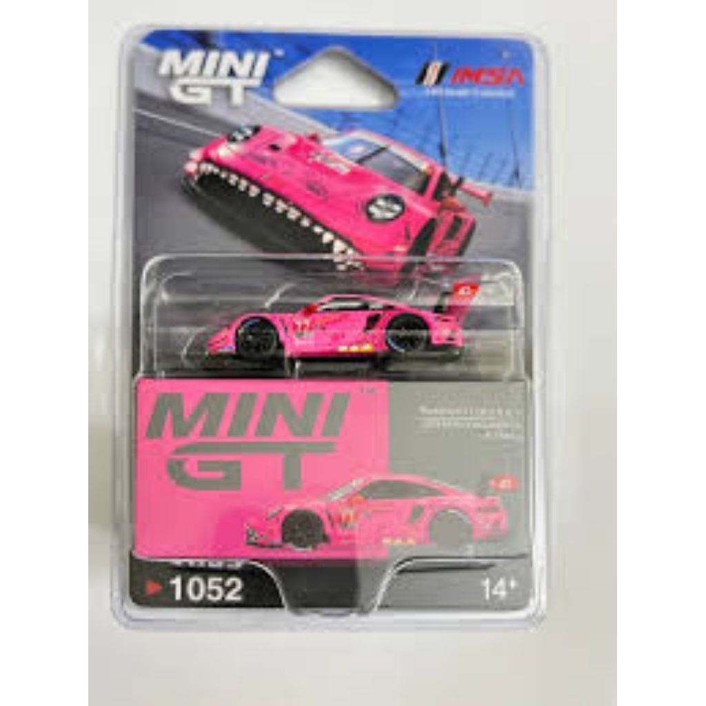 Api Diecast - Minigt#1052-Porsche 911 GT3 R #77 "Roxy" (Pink Dinosaur) - AO Racing 2024