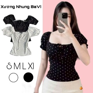ÁO BABYDOLL CHẤM MI MẴ ĐƯỢC 2 KIỂU