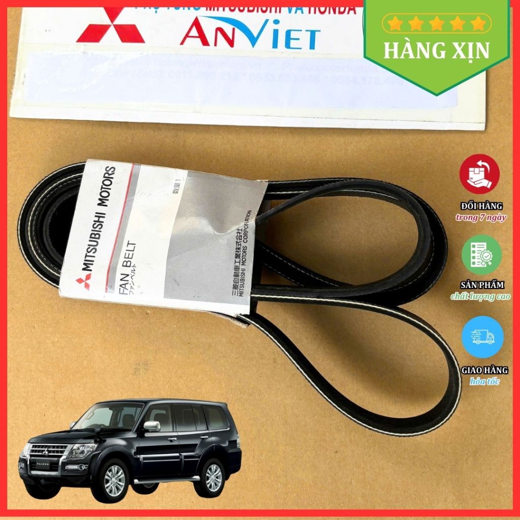 Dây Curoa tổng xe Mitsubishi Pajero V93 Hàng XỊN 100%
