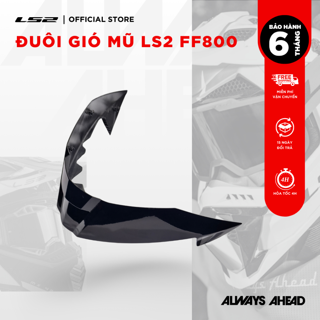 Đuôi gió LS2 FF800 Phụ Kiện Mũ Bảo Hiểm Fullface