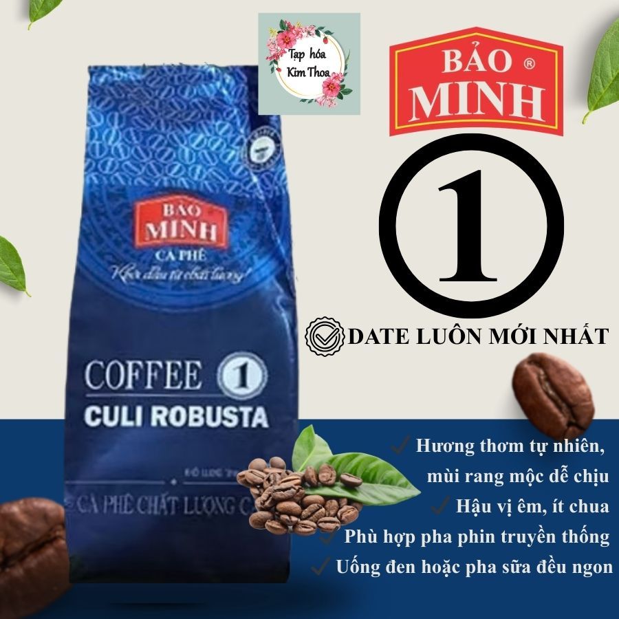 Cà phê rang xay số 1 - Bảo Minh - Bịch 500gr