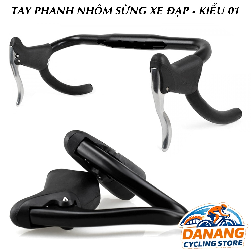 Tay Phanh Xe Đạp Nhôm Sừng Cho Xe Đạp Road - Kiểu 01