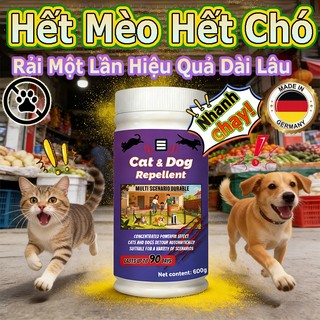 🐱🚫Đuổi Sạch Chó Mèo🚫🐶BT Công Nghệ Đức | Bột Đuổi Mèo Chó | Tạo Vùng Cấm | Hiệu Quả 3 Tháng