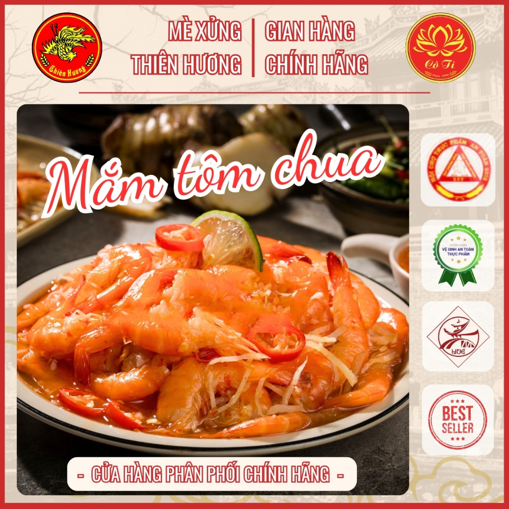 [Chính Hãng] Mắm Tôm Chua Riềng Huế, Đặc Sản Mắm Tôm Chua Huế Hũ Lớn 1kg, Thơm Ngon Chuẩn Vị
