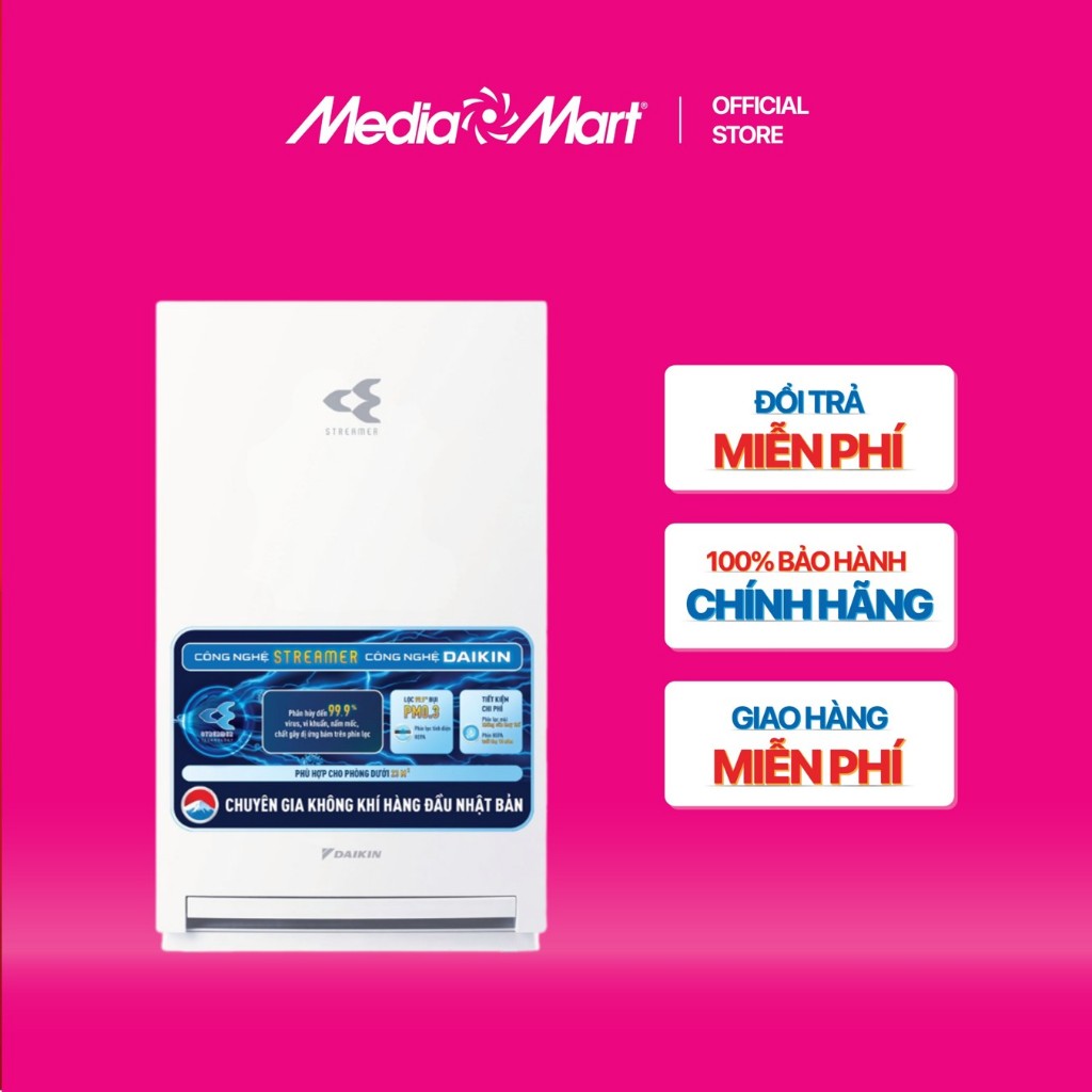 [MediaMart-FREESHIP] Máy lọc không khí Daikin MC30YVM7