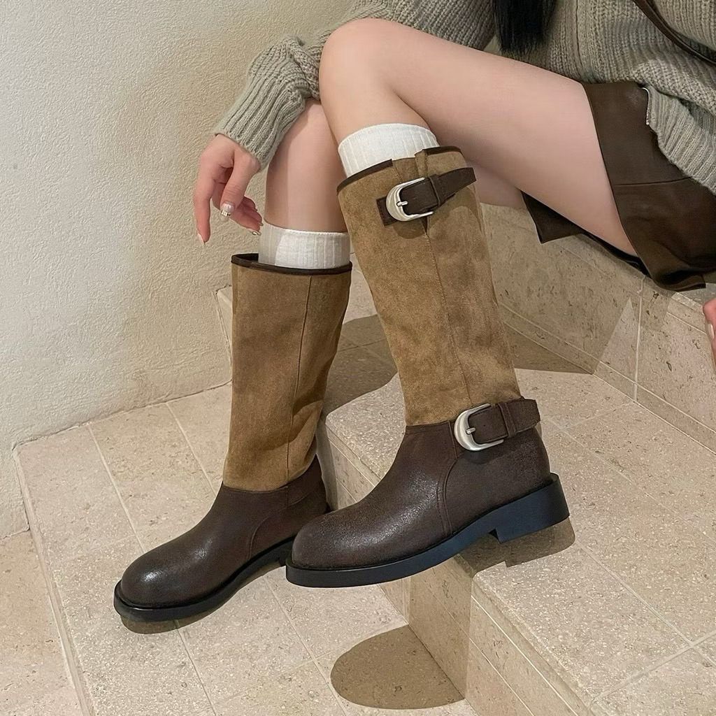 Boot vintage độc lạ style douyin size 36 - thanh lý