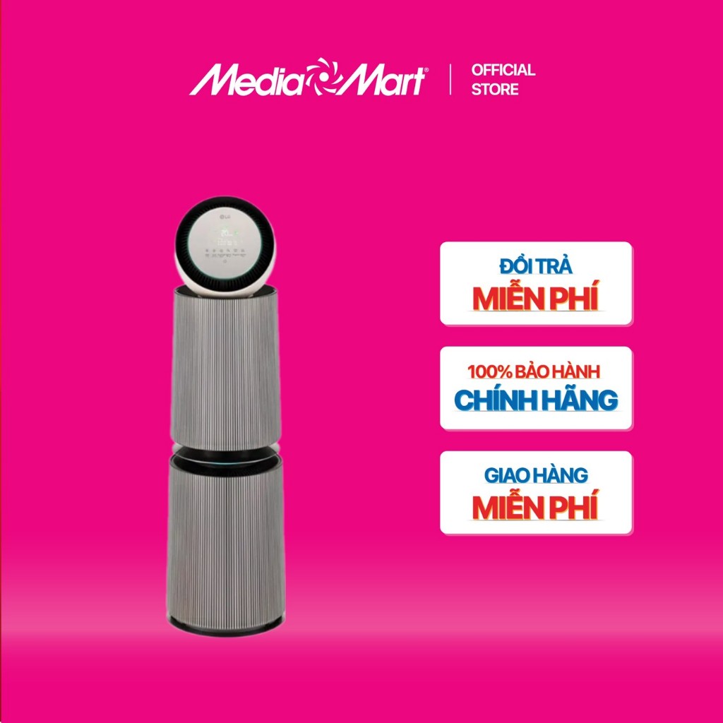 [MediaMart-FREESHIP] Máy lọc không khí LG PuriCare 360 Alpha Pet  AS10GDBY0.ABAE
