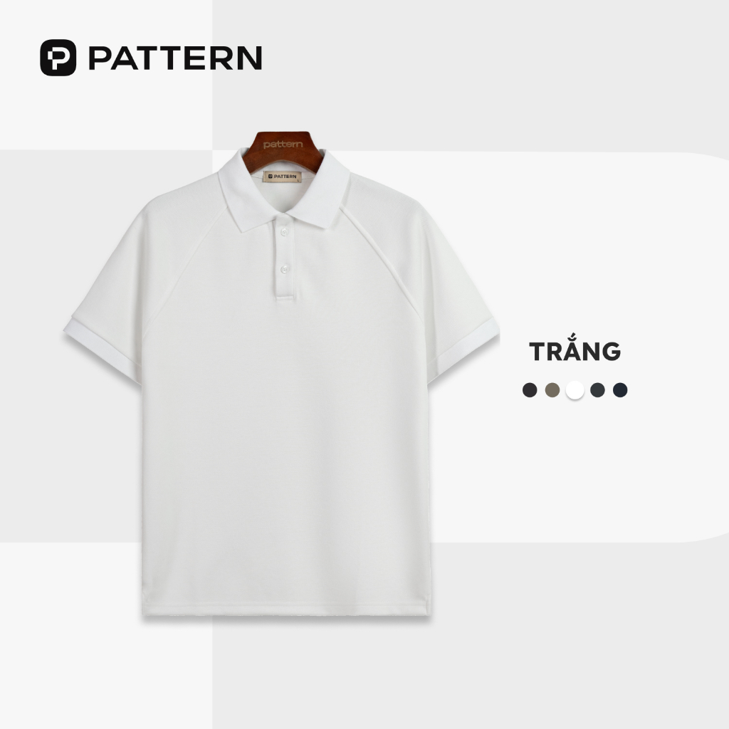 Áo Polo Raglan v2 Premium Pattern PA076 Áo phông có cổ vải cotton diamond | BigBuy360 - bigbuy360.vn