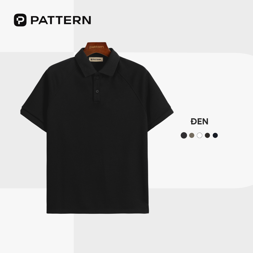 Áo Polo Raglan v2 Premium Pattern PA076 Áo phông có cổ vải cotton diamond | BigBuy360 - bigbuy360.vn