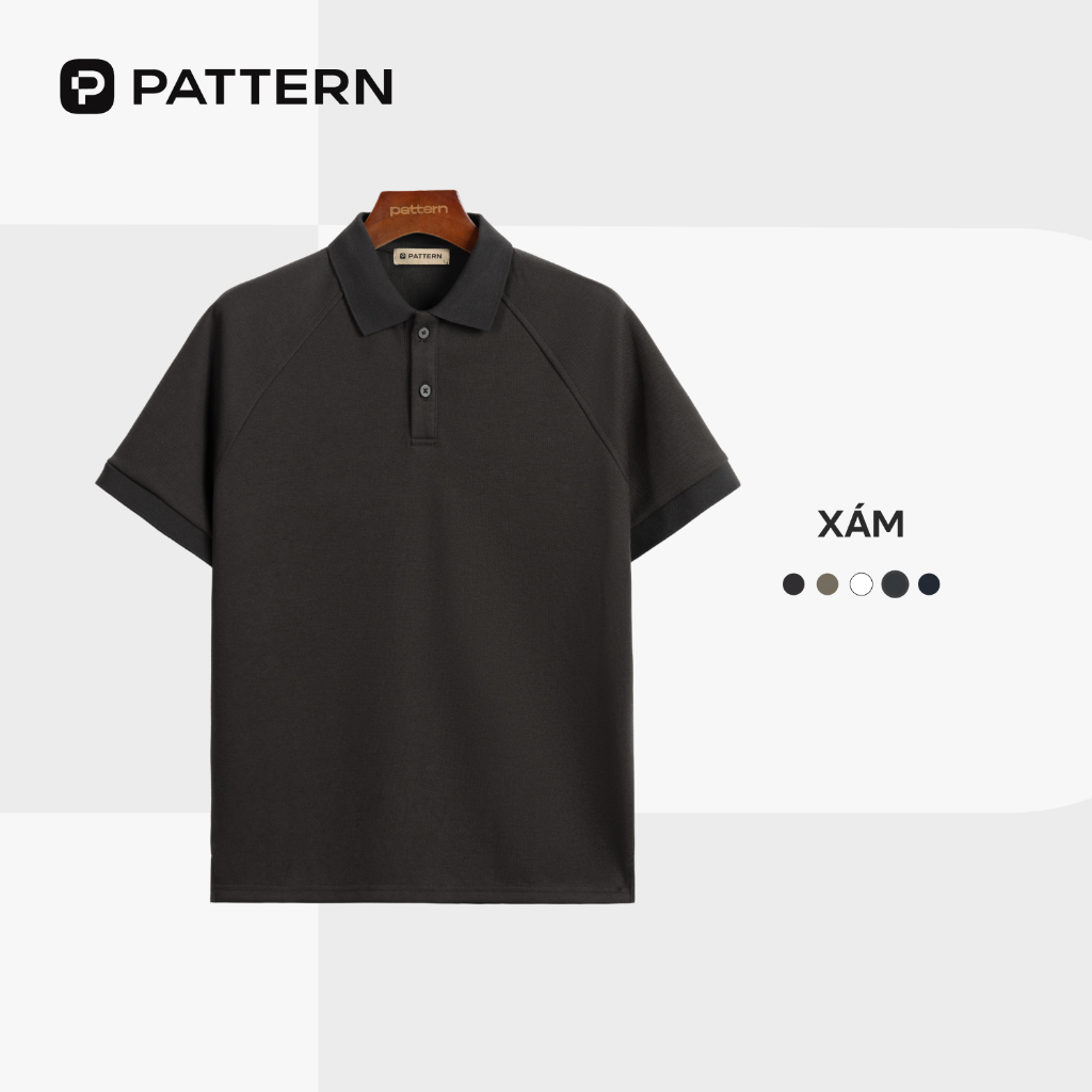 Áo Polo Raglan v2 Premium Pattern PA076 Áo phông có cổ vải cotton diamond | BigBuy360 - bigbuy360.vn