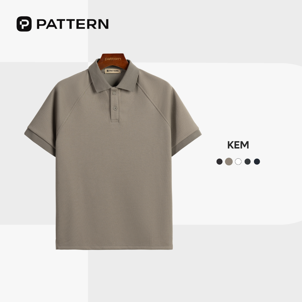 Áo Polo Raglan v2 Premium Pattern PA076 Áo phông có cổ vải cotton diamond | BigBuy360 - bigbuy360.vn