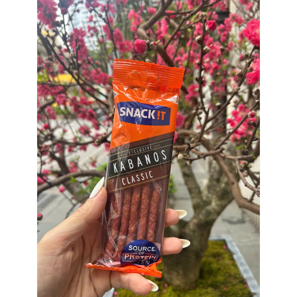 01 Xúc xích Kabanos Snack It 50gr,Salami mốc, Salami khô, salami hun khói, Salami Kabanos,Salami nhậ