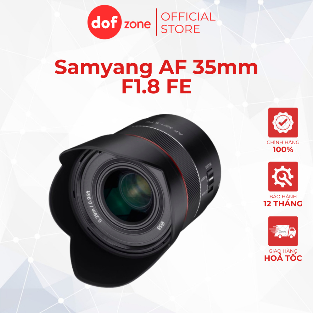 Ống Kính Samyang AF 35mm F1.8 FE - Chính hãng