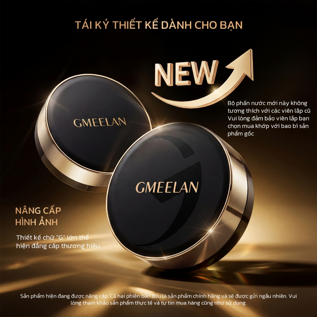 【Cushion Hot Nhất Hiện Nay】GMEELAN Cushion 2 trong 1 Truffle Chống Oxy Hóa với Zinc PCA (7g + 10g) T