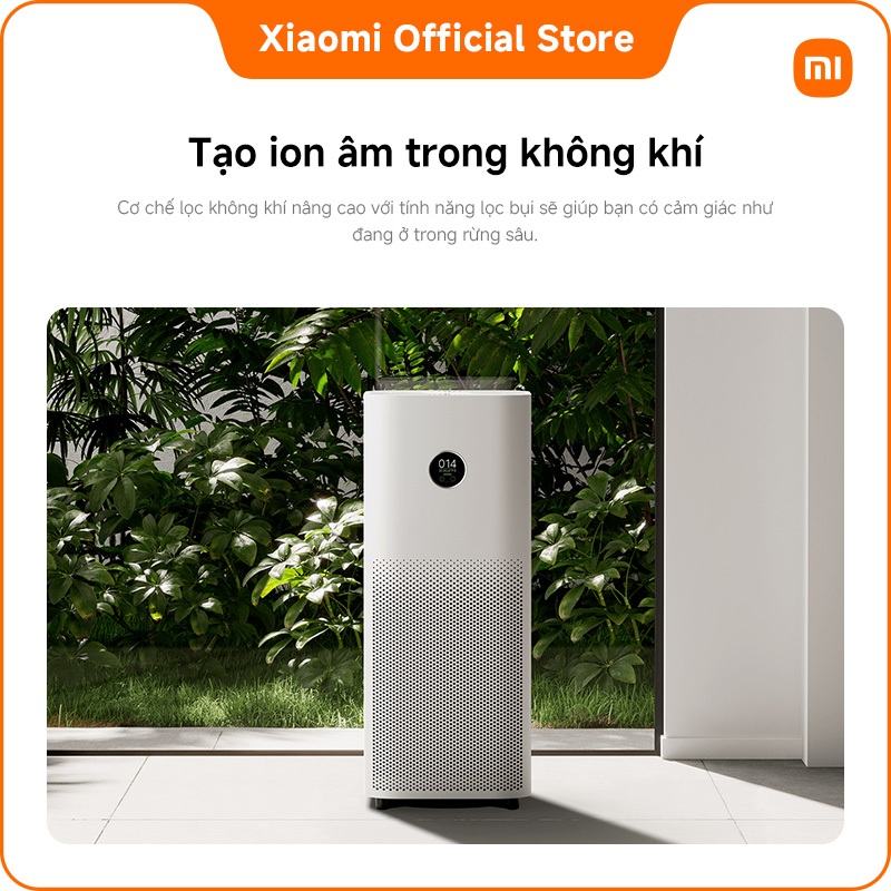 Máy lọc không khí Xiaomi Smart Air Purifier 4 Pro｜Loại bỏ lông thú, phấn hoa｜Giảm tới 99.9% vi-rút H1N1 | BigBuy360 - bigbuy360.vn