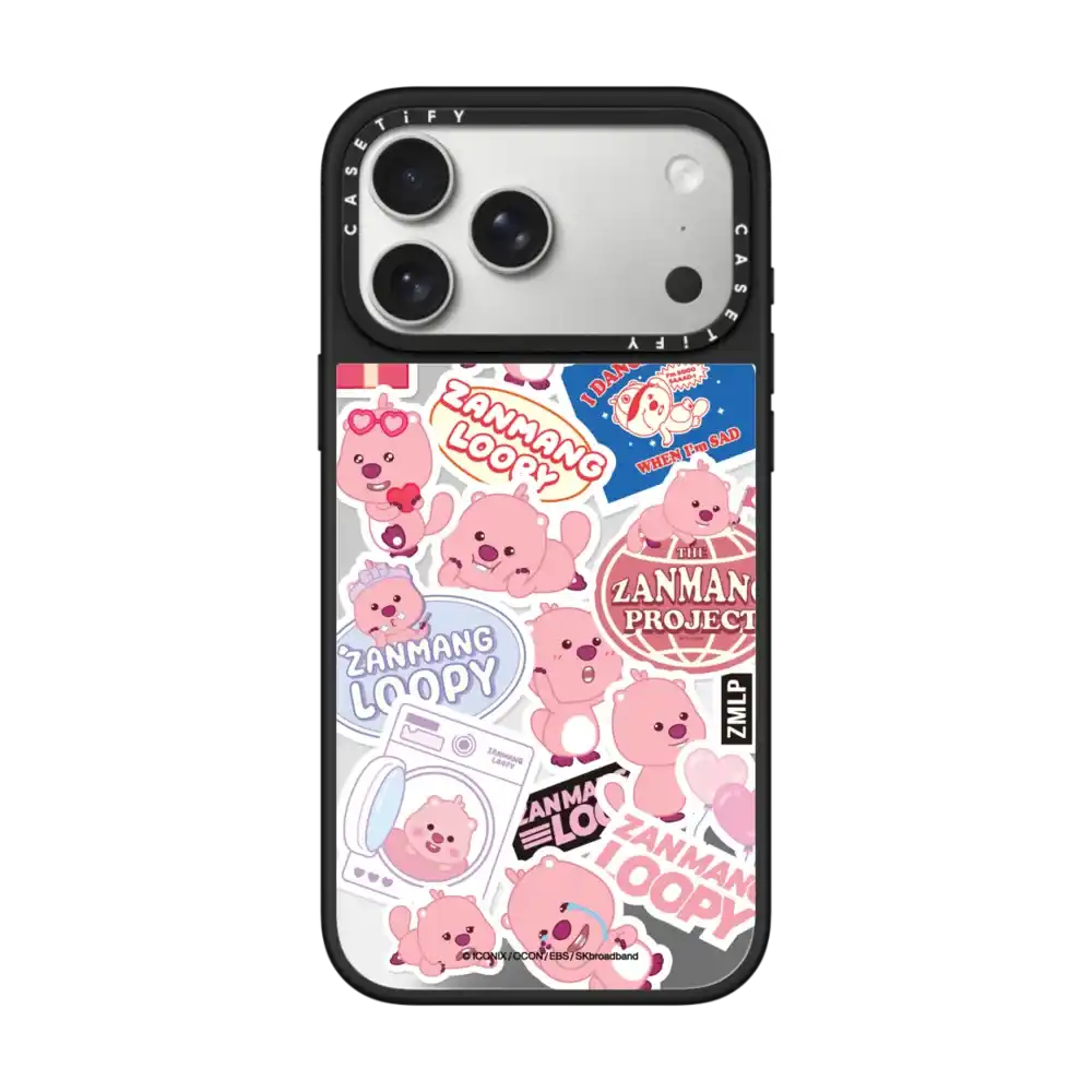 Ốp Lưng CASETiFY Zanmang Loopy 2D Sticker Case | Mirror |