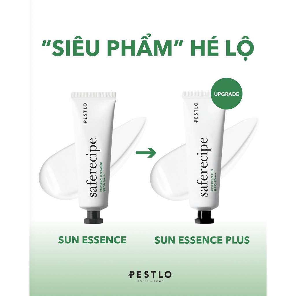 [BẢN VẬT LÝ - DA DẦU] Kem chống nắng PESTLO Saferecipe Sun Essence Plus SPF50+ PA++++ 50ml | BigBuy360 - bigbuy360.vn