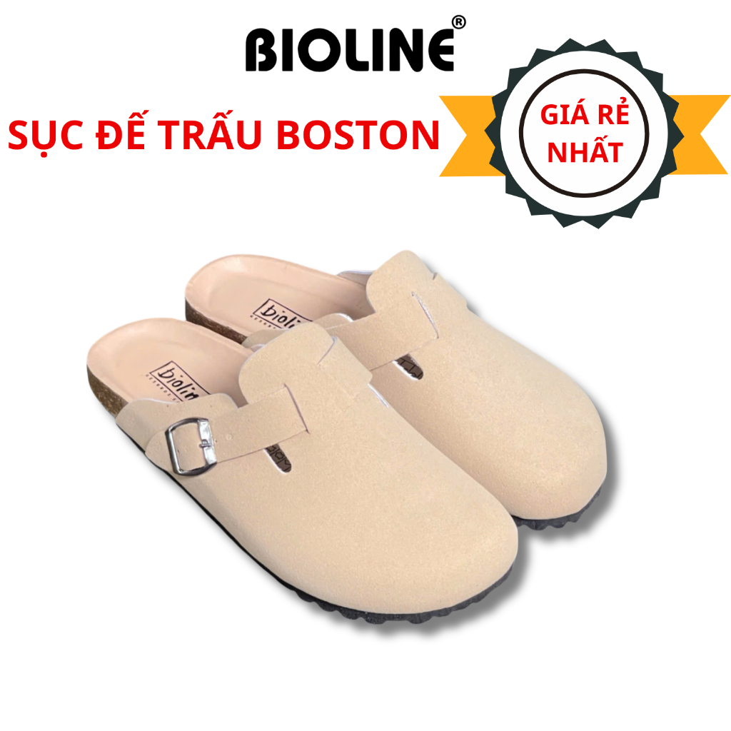 Sục Đế trấu Boston Da lộn nhân tạo thời trang nam nữ BIOLINE - SGD