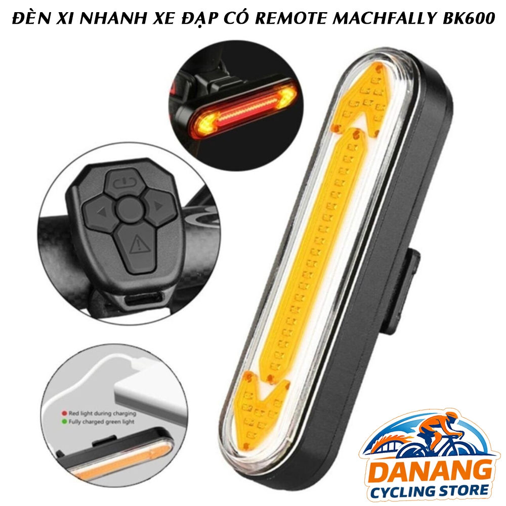 Đèn Hậu Xe Đạp MACHFALLY BK600 – Đèn Xi Nhan Có Điều Khiển